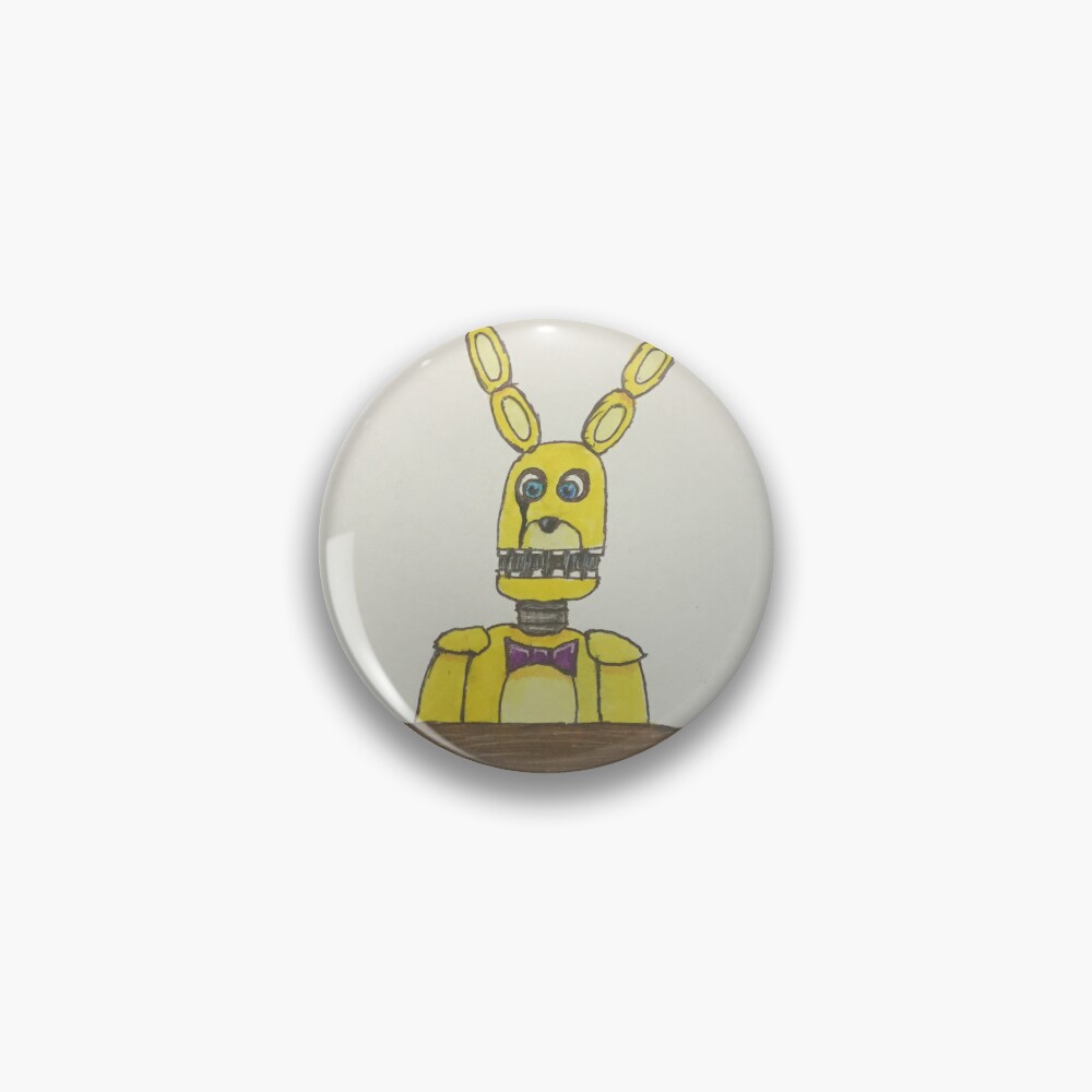 Into the Pit but it's Springtrap REMASTERED Pin for Sale by