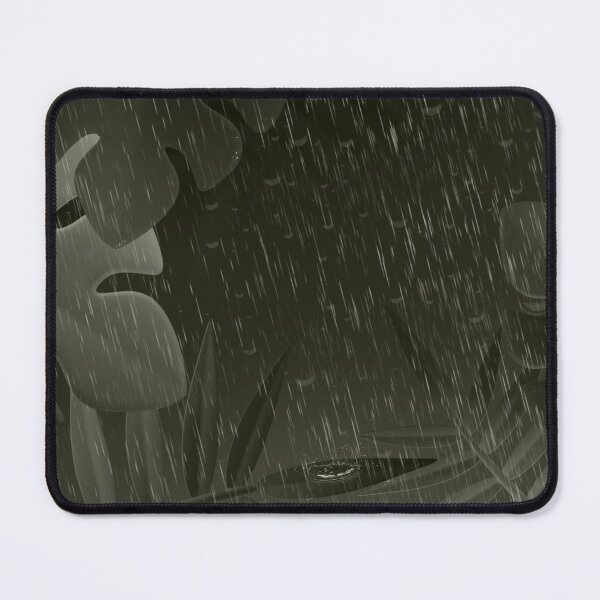 Item preview, Raining jungle foliage green shower curtain design  designed and sold by TipTopTapo.