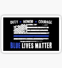 Blue lives matter | Law Enforcement | thin blue line | police | leo Sticker