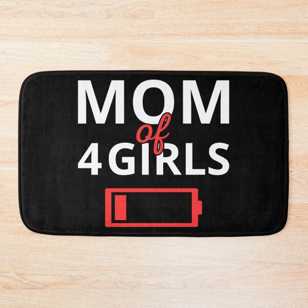 Item preview, Tired Mom Of 4 Girls II designed and sold by Lemon Pepper.