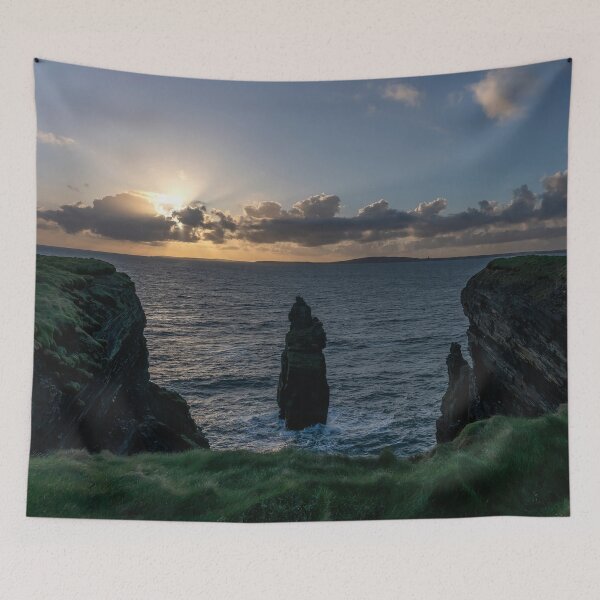 Item preview, Bromore Cliffs Sea Stack designed and sold by cmphotographs.