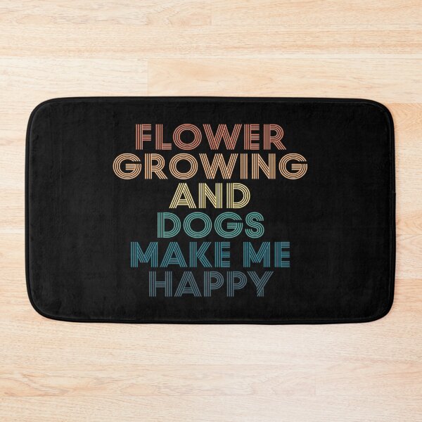 Item preview, Flower growing And Dogs Make Me Happy- Gift for Flower growing & Dogs Fans designed and sold by kindxinn.
