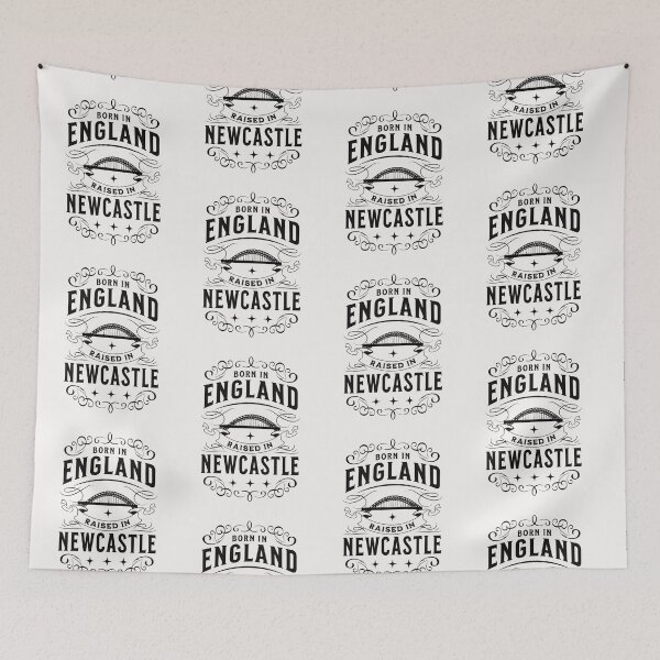 Item preview, Born in England Raised in Newcastle designed and sold by MerchByCraig.