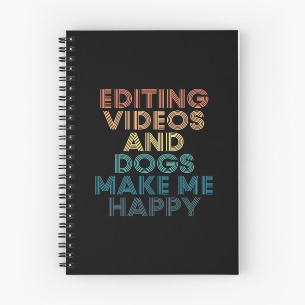 Item preview, Editing Videos And Dogs Make Me Happy- Gift for Editing Videos & Dogs Fans designed and sold by kindxinn.