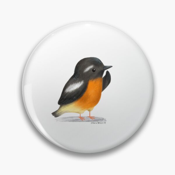 Item preview, Mugimaki Flycatcher Bird designed and sold by julianamotzko.