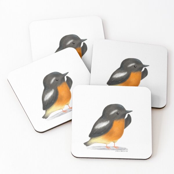 Item preview, Mugimaki Flycatcher Bird designed and sold by julianamotzko.