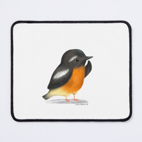 Item preview, Mugimaki Flycatcher Bird designed and sold by julianamotzko.