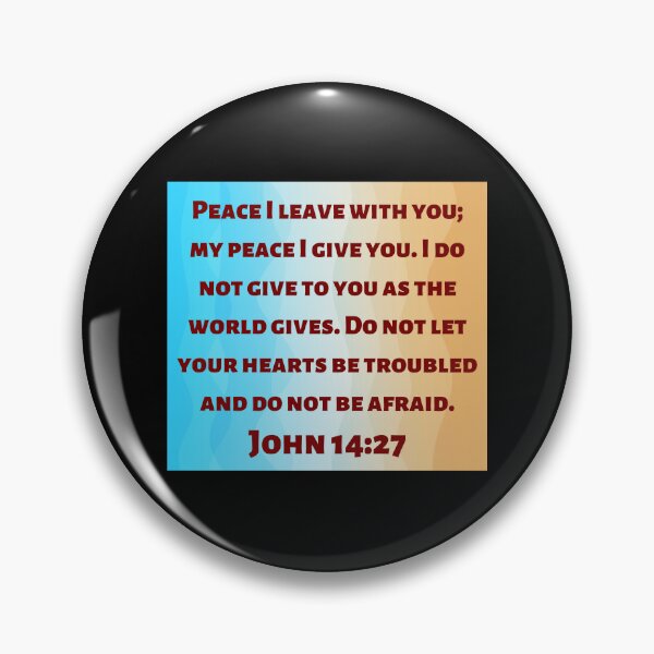 Item preview, Bible Verse John 14:27 designed and sold by Prayingwarrior.