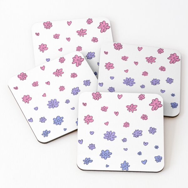 Item preview, Heartstopper flowers bisexual flag designed and sold by littleaxii.