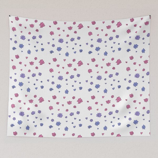 Item preview, Heartstopper flowers bisexual flag designed and sold by littleaxii.