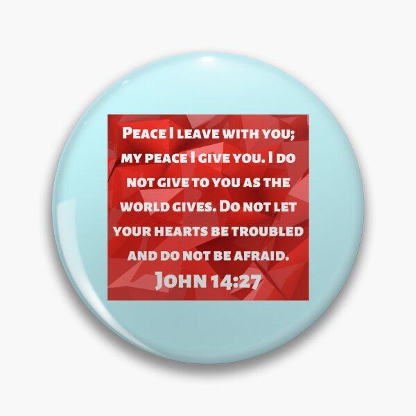 Item preview, Bible Verse John 14:27 designed and sold by Prayingwarrior.