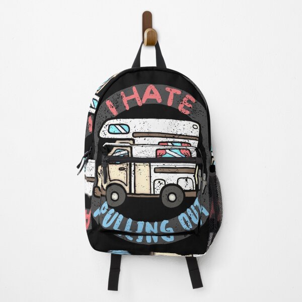 Item preview, I HATE PULLING OUT, FUNNY CAMPING RETRO CLASSIC CARAVAN designed and sold by Affyboss6.