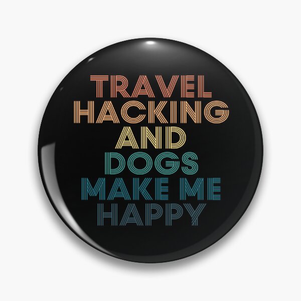 Item preview, Travel Hacking And Dogs Make Me Happy- Gift for Travel Hacking & Dogs Fans designed and sold by kindxinn.