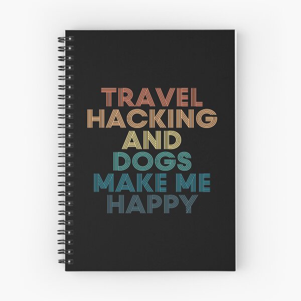 Item preview, Travel Hacking And Dogs Make Me Happy- Gift for Travel Hacking & Dogs Fans designed and sold by kindxinn.