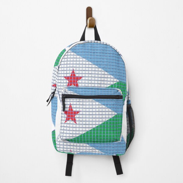 Item preview, Djibouti Flag Rounded - Squares Pixel  designed and sold by MoonElite.