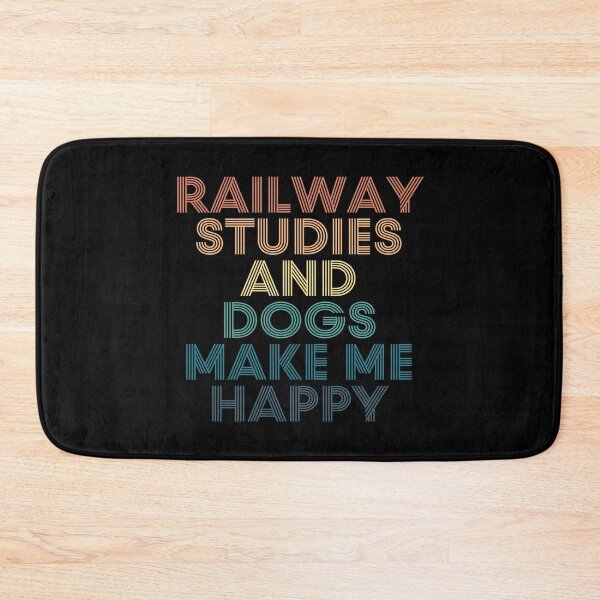 Item preview, Railway Studies And Dogs Make Me Happy- Gift for Railway Studies & Dogs Fans designed and sold by kindxinn.