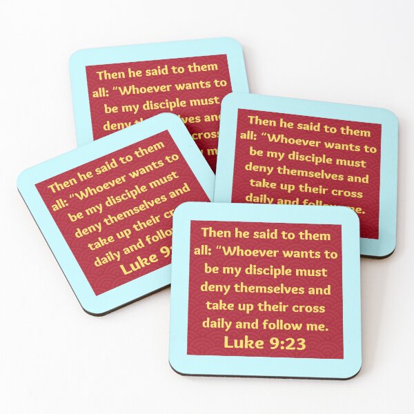 Item preview, Bible Verse Luke 9:23 designed and sold by Prayingwarrior.