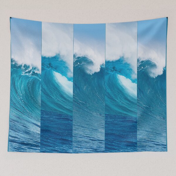 Item preview, Blue Ocean Waves designed and sold by BronikowskiART.