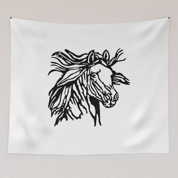 Item preview, Horse Face Portrait designed and sold by JustCoolShop.