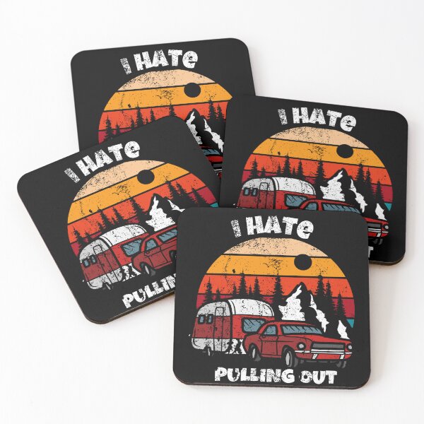 Item preview,   I HATE PULLING OUT, FUNNY CAMPING RETRO CLASSIC CARAVAN designed and sold by Affyboss6.