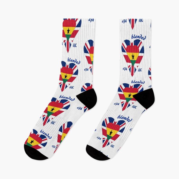Item preview, Ghanaian and British hearts together designed and sold by WhoWeAre.