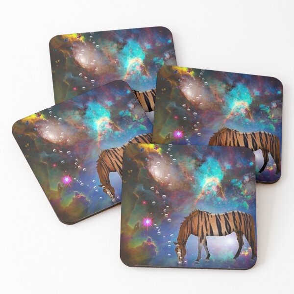 Item preview, Tiger horse in vivid space designed and sold by rolffimages.