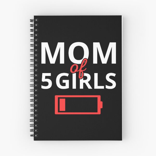 Item preview, Tired Mom Of 5 Girls II designed and sold by Lemon Pepper.