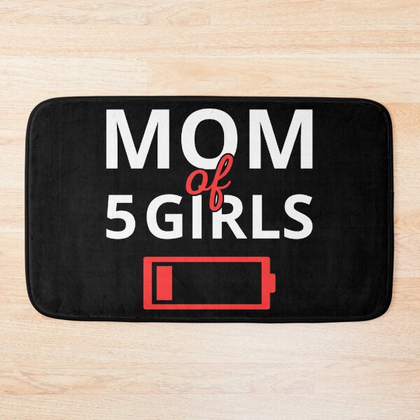 Item preview, Tired Mom Of 5 Girls II designed and sold by Lemon Pepper.