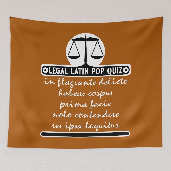 Item preview, Legal Latin Pop Quiz designed and sold by sandpiperstudio.
