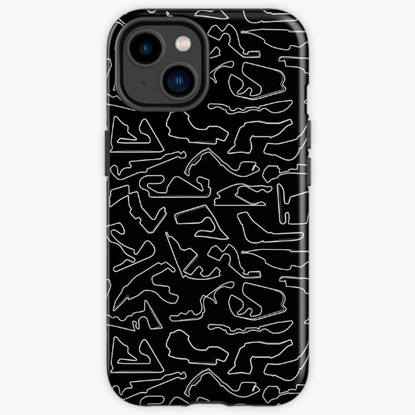 Patrón de circuitos 2022 (BG negro) Funda resistente para iPhone