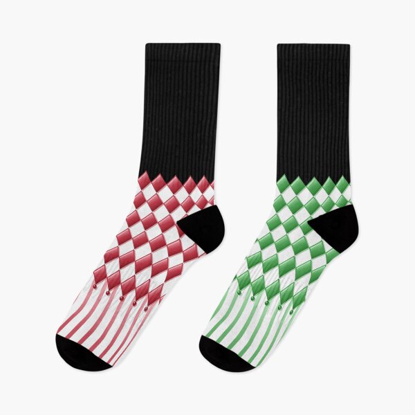 Item preview, Particolor Christmas Harlequin designed and sold by Merri Barnousky.
