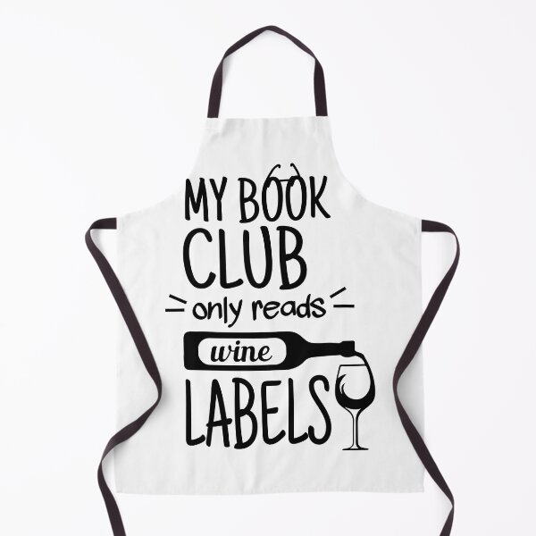Item preview, My Book Club Only Reads Wine Labels designed and sold by teez4dayz.