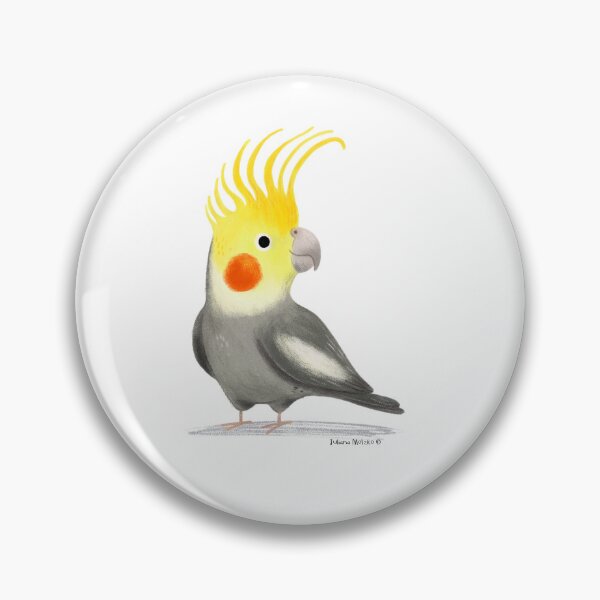 Item preview, Cute Cockatiel designed and sold by julianamotzko.