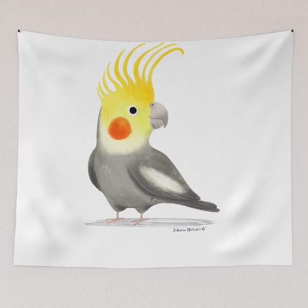 Item preview, Cute Cockatiel designed and sold by julianamotzko.