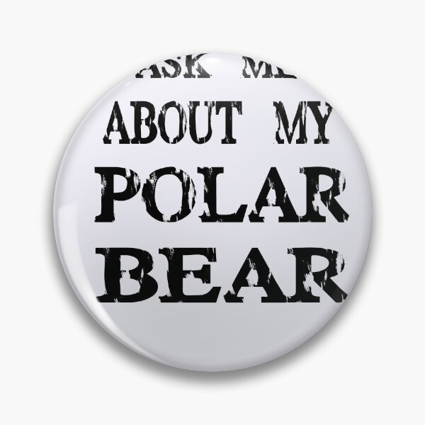 Item preview, Ask Me About My Polar Bear T Shirt Funny Zoo Animal Flip Up Tee designed and sold by Mambahfit.