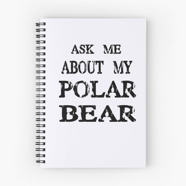 Item preview, Ask Me About My Polar Bear T Shirt Funny Zoo Animal Flip Up Tee designed and sold by Mambahfit.