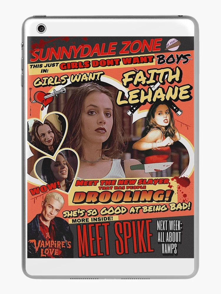 Buffy The Vampire Slayer Fan Magazine - Faith Lehane iPad Case