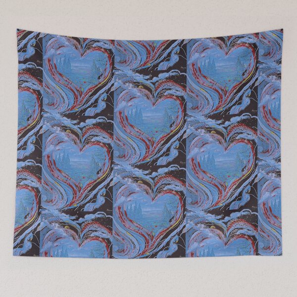 Item preview, Threads of the heart, edited oil painting, #40 designed and sold by MariDaniArt.