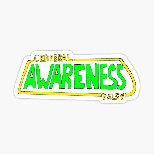 Cerebral Palsy Awareness (Sci-Fi Style) Sticker