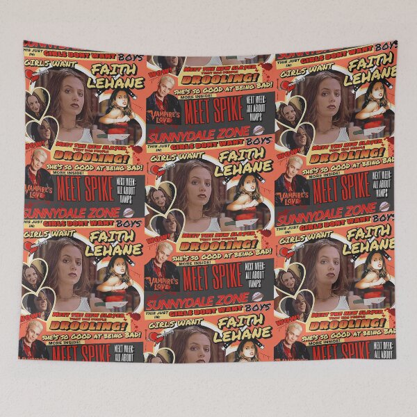 Item preview, Buffy The Vampire Slayer Fan Magazine - Faith Lehane designed and sold by azulascreech.