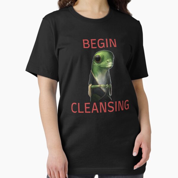 Item preview, Stellaris Begin Cleansing Priki-ti-ki Gecko Meme designed and sold by ContTraders.