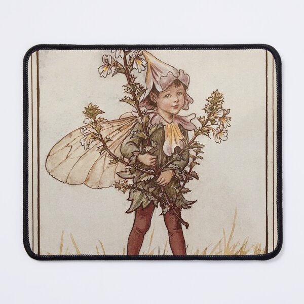 Item preview, Letter E by Cicely Mary Barker - Vintage Art designed and sold by RickE.