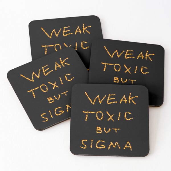 Item preview, Weak Toxic Sigma Word Magnet Pack+ 4 D1 Production designed and sold by SelfUpgrade.
