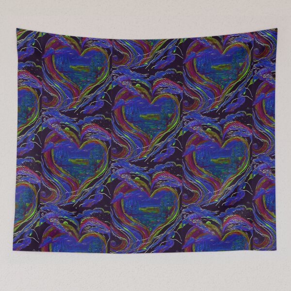 Item preview, Threads of the heart, edited oil painting, #41 designed and sold by MariDaniArt.