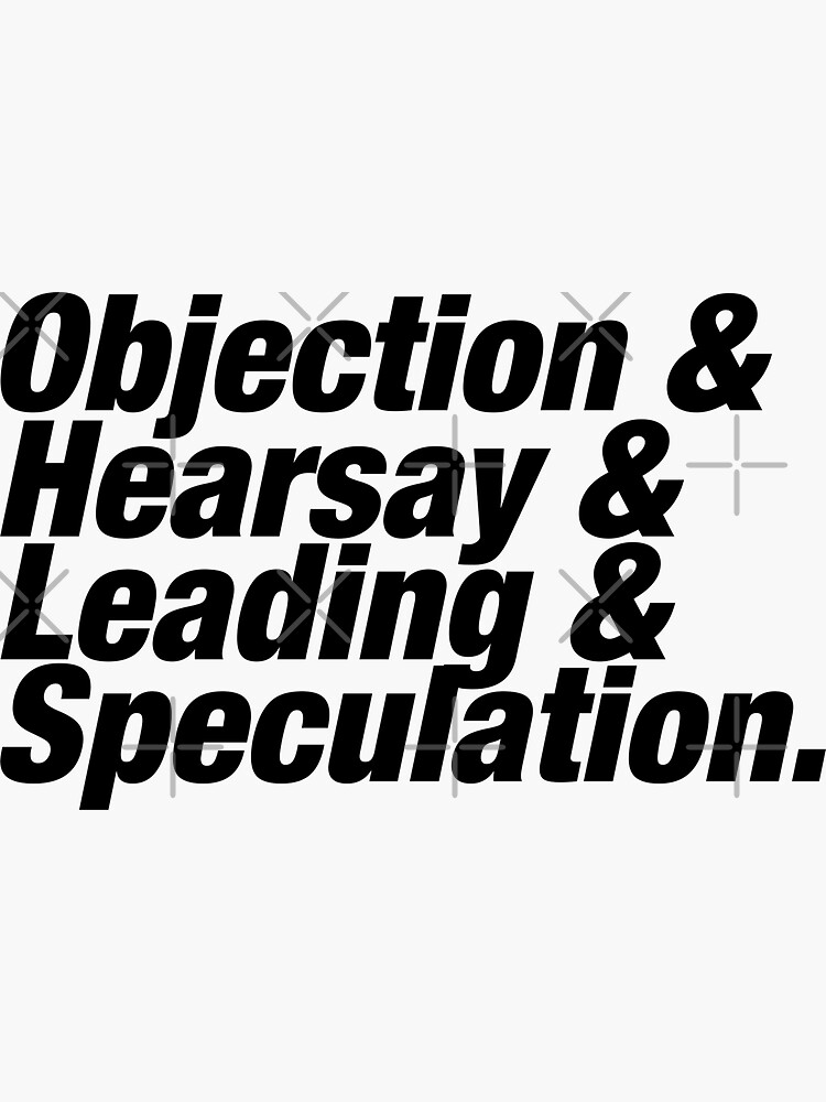 "Objection & Hearsay & Leading & Speculation Johnny Depp Amber