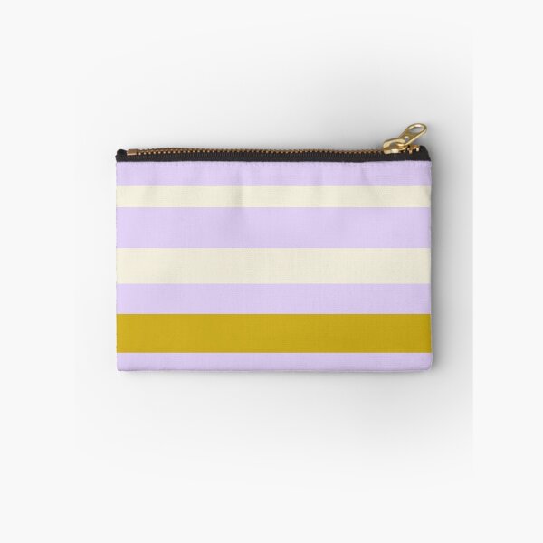 Item preview, Summer Vibes Happy Stripes in Lavender, Gold, and White designed and sold by ECMazurDesign.