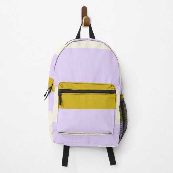 Item preview, Summer Vibes Happy Stripes in Lavender, Gold, and White designed and sold by ECMazurDesign.