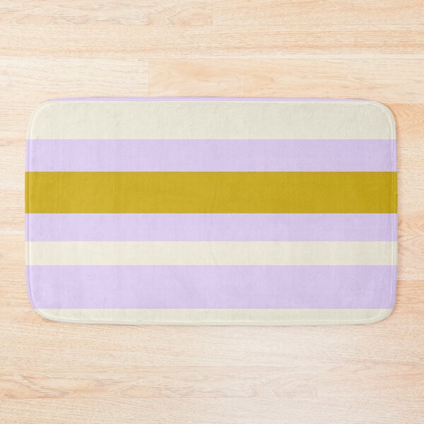 Item preview, Summer Vibes Happy Stripes in Lavender, Gold, and White designed and sold by ECMazurDesign.