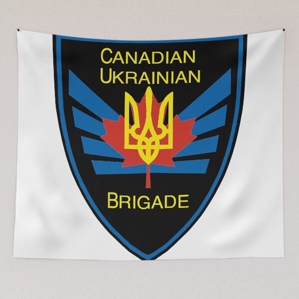 Item preview, Canadian Ukrainian Brigade large designed and sold by emily--stickers.