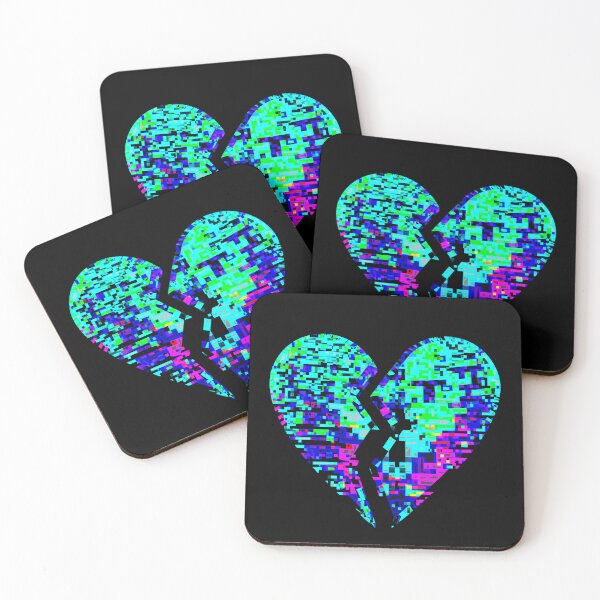 Item preview, pixel broken heart edit designed and sold by animalwithclo.